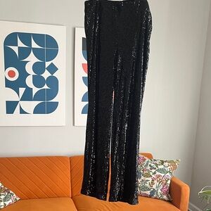 H&M Black Sequin Women's Pants